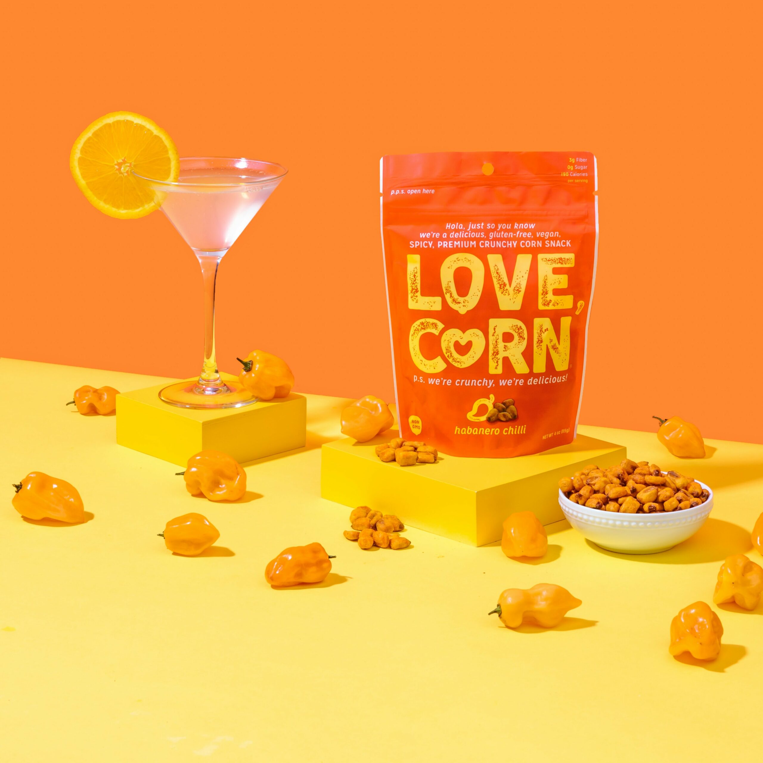 cornflakes in einem studio