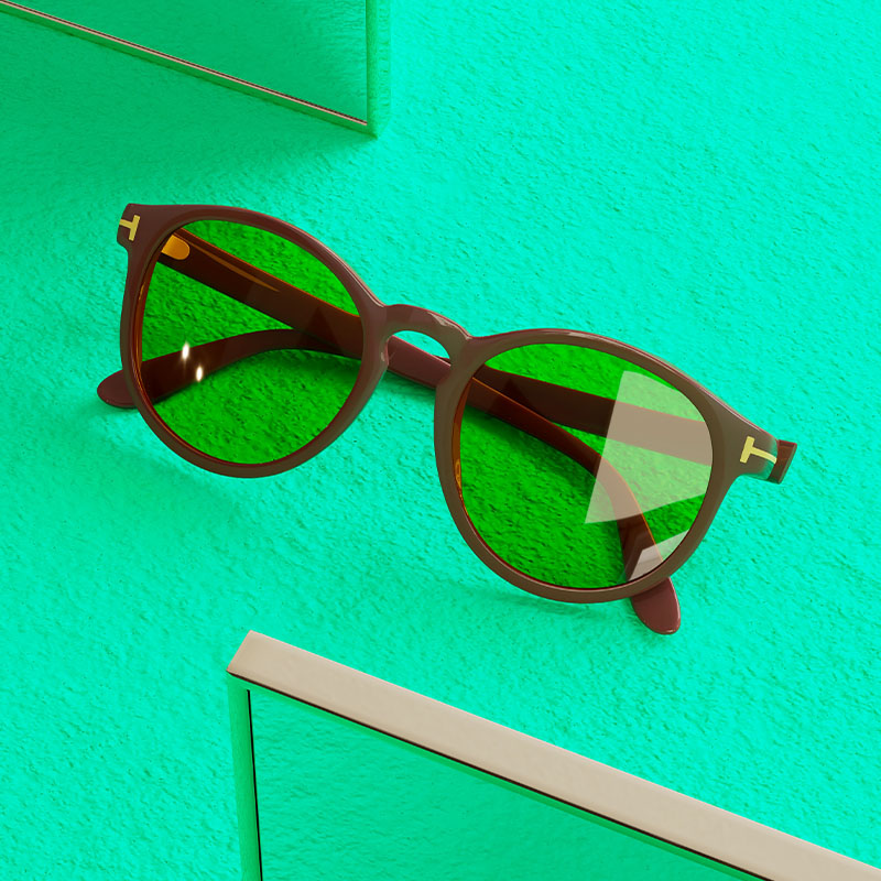 sonnenbrille-produktfoto produktbild von einer sonnenbrille